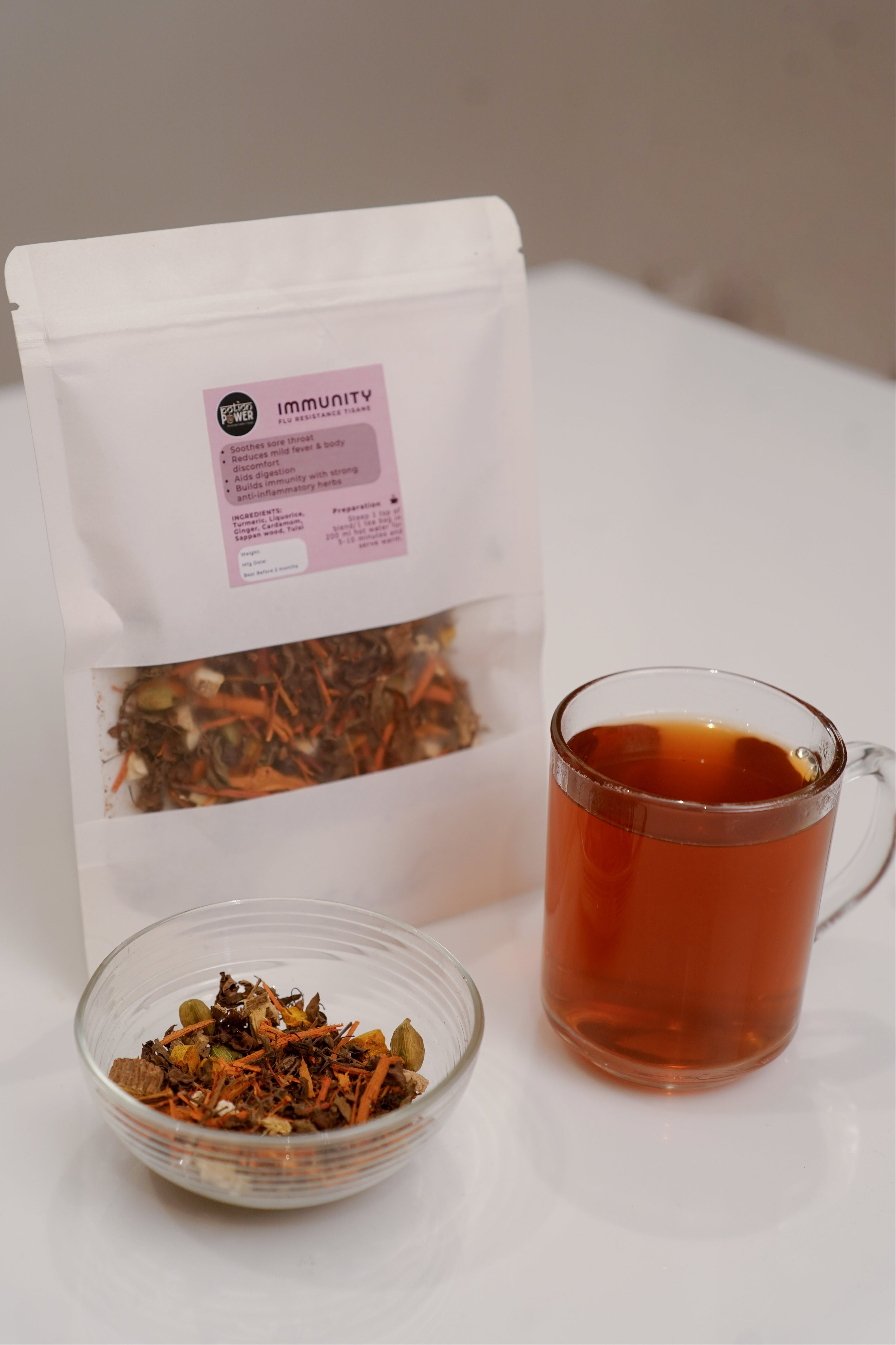 Immunity Elixir — Caffeine Free Herbal Tea for Daily Immune Support