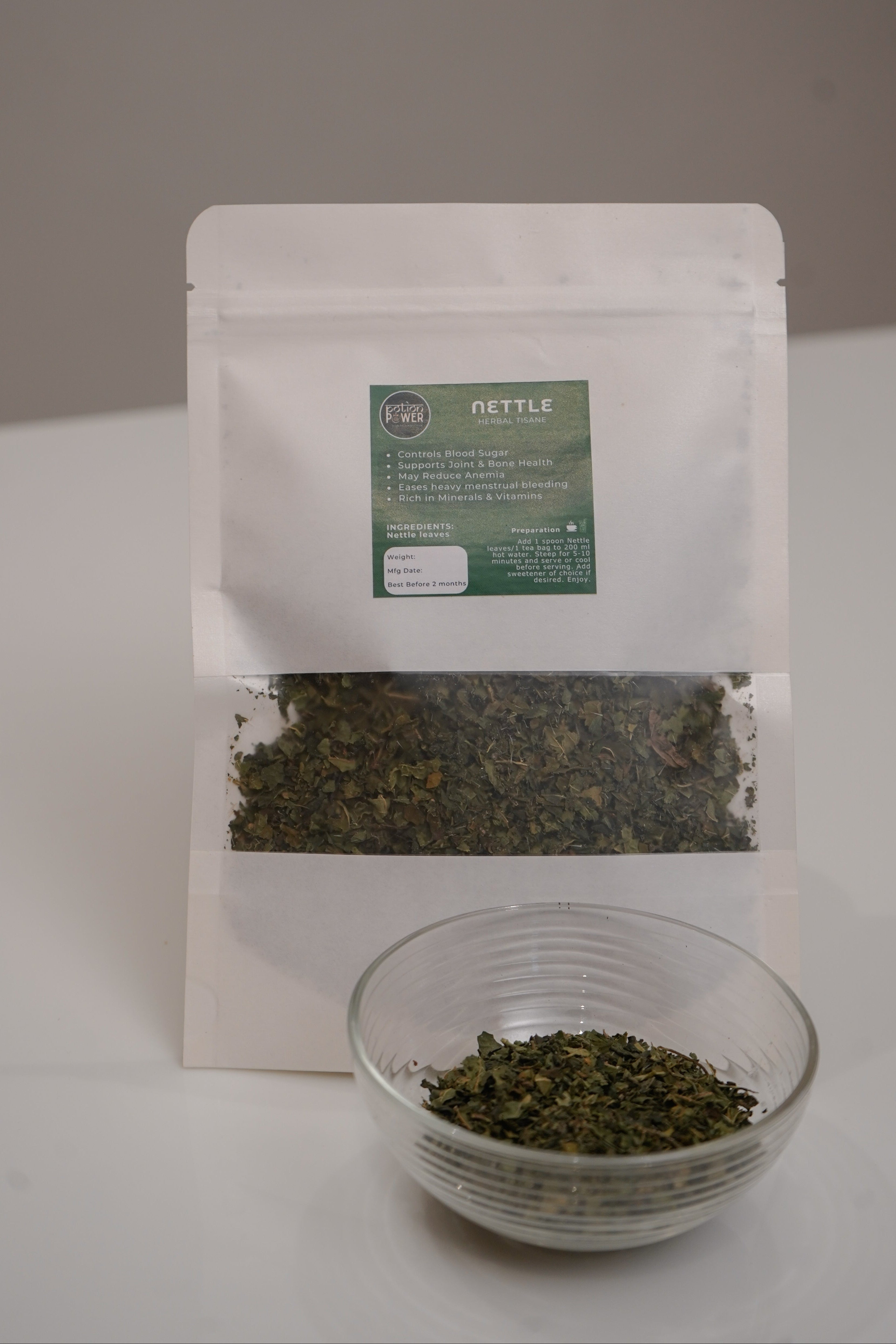 Nettle — Caffeine Free Herbal Tea for Iron & Women's Vitality