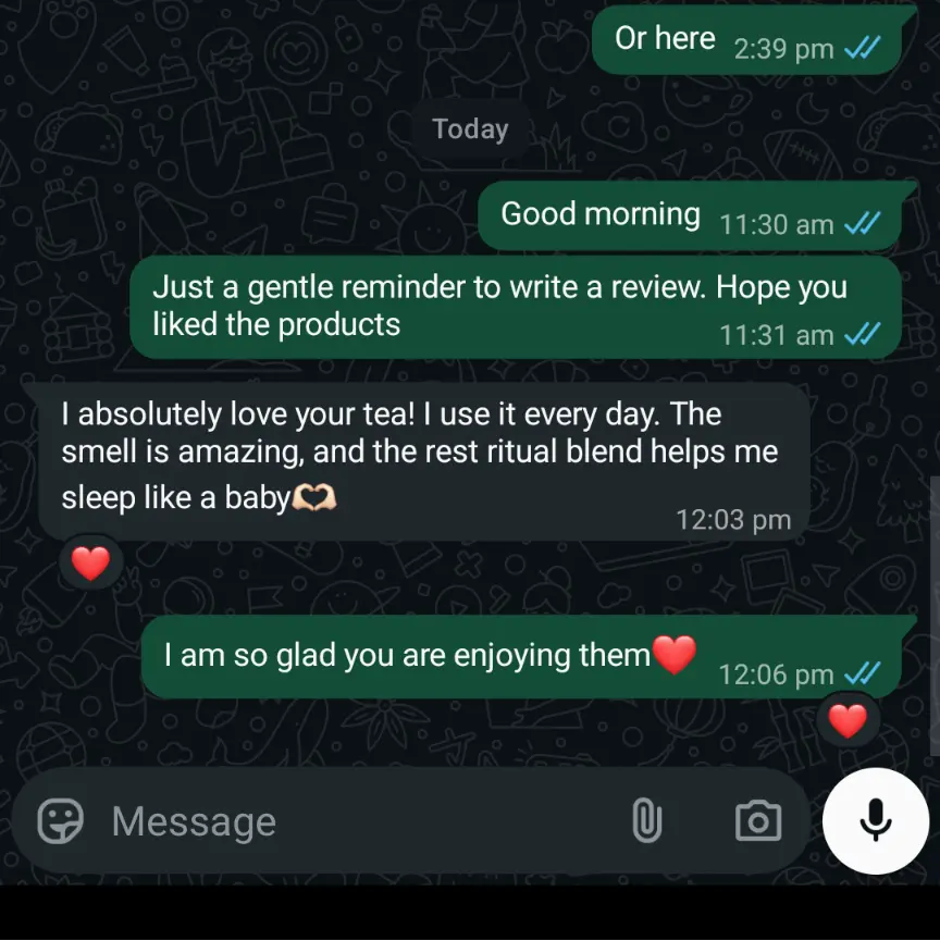 Customer review for Potion Power tisanes
