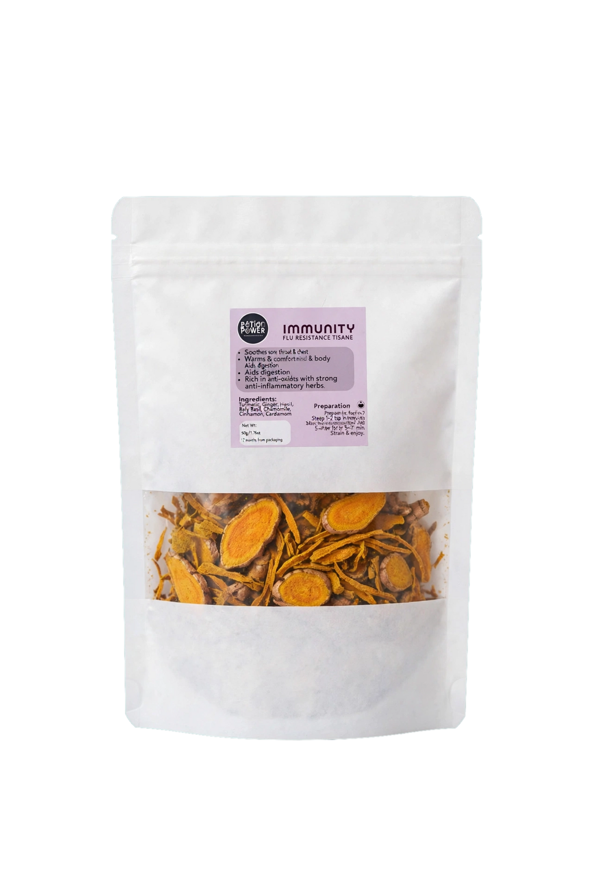 Immunity Elixir — Caffeine Free Herbal Tea for Daily Wellness Support