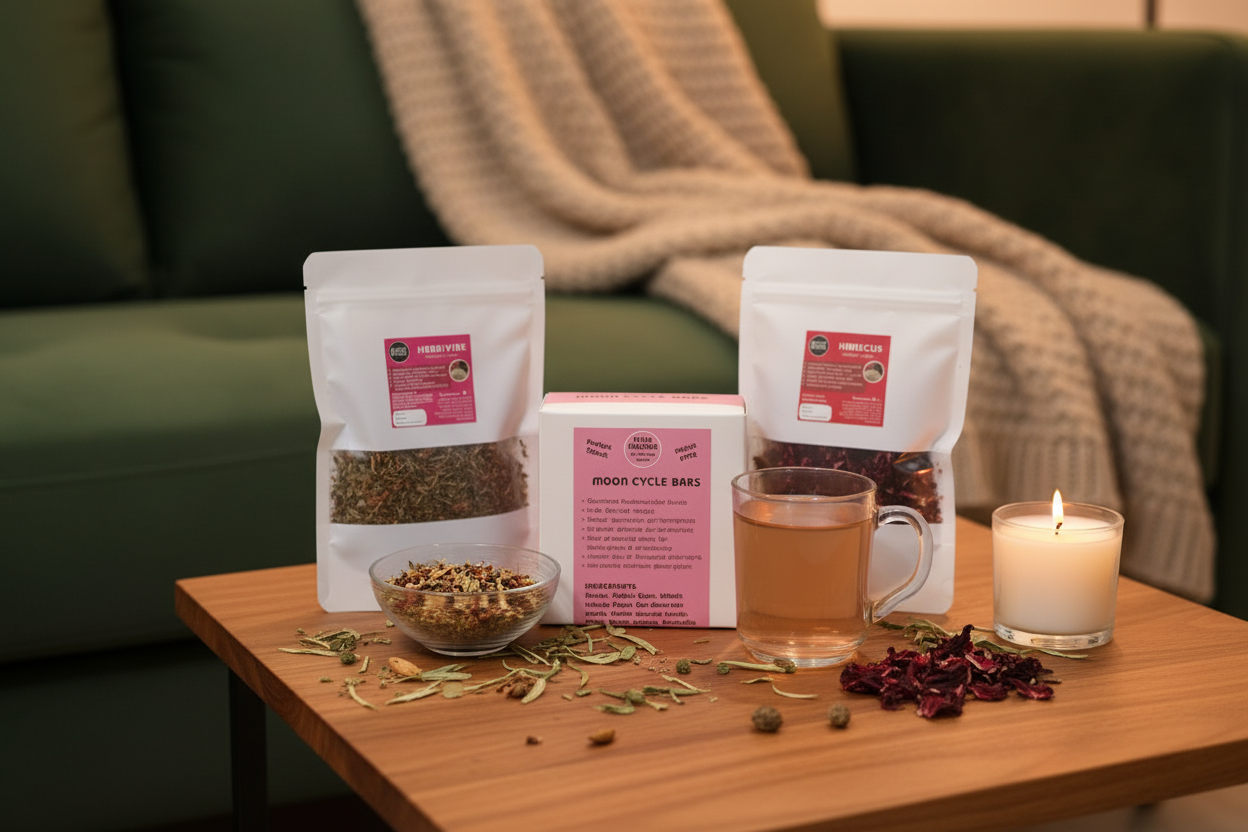 Moon Cycle Bundle women's monthly wellness kit by Potion Power
