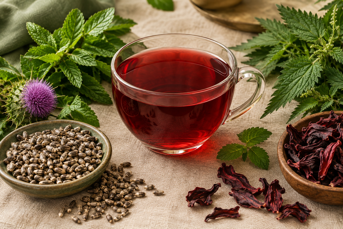 Transparent Tisane Cup Hero